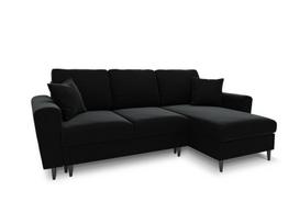 Minkštas kampas su miegojimo funkcija Micadoni Home Kyoto, Black