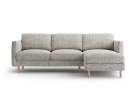 L formos minkštas kampas Micadoni Home Eden, Beige Melange