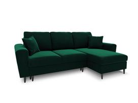Minkštas kampas su miegojimo funkcija Micadoni Home Kyoto, Bottle Green