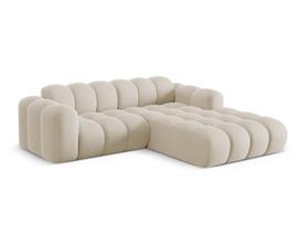 L formos minkštas kampas Micadoni Home Treno, Dark Beige