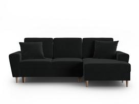 Minkštas kampas su miegojimo funkcija Micadoni Home Kyoto, Black