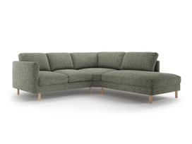 L formos minkštas kampas Micadoni Home Eden, Moss Green Melange