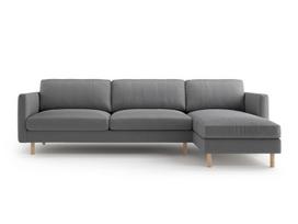 L formos minkštas kampas Micadoni Home Eden, Grey