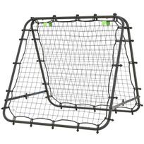 Futbolo vartai, reguliuojami, sulankstomi, 100 x 68-95 cm, juodi, Juoda