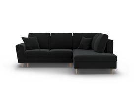Minkštas kampas su miegojimo funkcija Micadoni Home Kyoto, Black