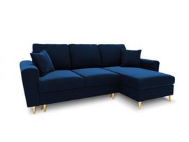 Minkštas kampas su miegojimo funkcija Micadoni Home Kyoto, Royal Blue