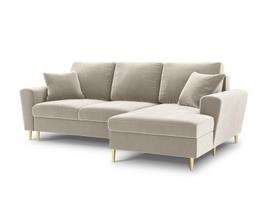 Minkštas kampas su miegojimo funkcija Micadoni Home Kyoto, Light Beige
