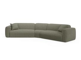 U formos minkštas kampas Micadoni Home Strino, Dark Olive Green