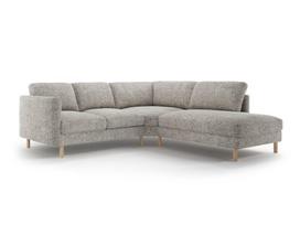 L formos minkštas kampas Micadoni Home Eden, Beige Melange