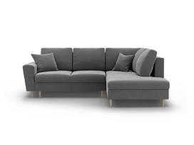 Minkštas kampas su miegojimo funkcija Micadoni Home Kyoto, Light Grey