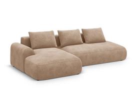Minkštas kampas su miegojimo funkcija Micadoni Home Calma, Dark Beige