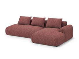 Minkštas kampas su miegojimo funkcija Micadoni Home Calma, Red