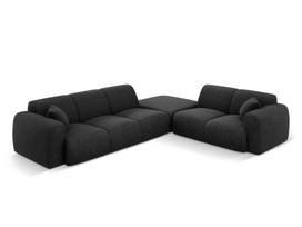 U formos minkštas kampas Micadoni Home Nolio, Black