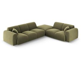 U formos minkštas kampas Micadoni Home Nolio, Light Green