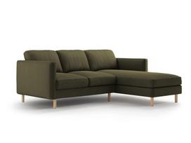 L formos minkštas kampas Micadoni Home Eden, Moss Green Melange