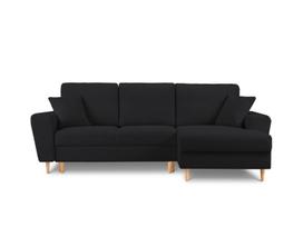 Minkštas kampas su miegojimo funkcija Micadoni Home Kyoto, Black