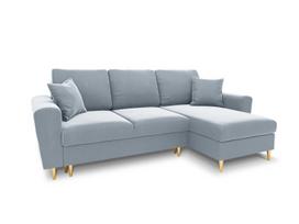 Minkštas kampas su miegojimo funkcija Micadoni Home Kyoto, Light Blue