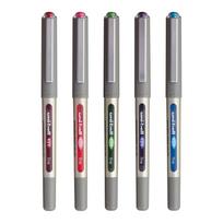 Uni-ball Eye UB 157 Rollerball Pen Wallet Pack - 5 Colors, 0.7mm Tip, Smooth Writing for Office, Home & School