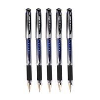 Uni-Ball UM-153S Gel Impact 1,0 mm Mėlyni rašalo geliniai rašikliai, 5 vnt. pakuotė, skirti rašyti biure, namuose ir mokykloje