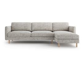 L formos minkštas kampas Micadoni Home Eden, Beige Melange