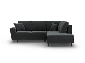 Minkštas kampas su miegojimo funkcija Micadoni Home Kyoto, Dark Grey