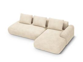Minkštas kampas su miegojimo funkcija Micadoni Home Calma, Light Beige