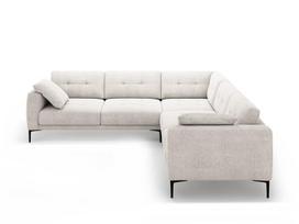 L formos minkštas kampas Micadoni Home Bemy, Beige