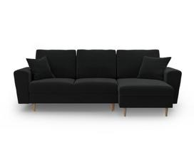Minkštas kampas su miegojimo funkcija Micadoni Home Kyoto, Black