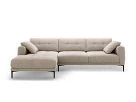 L formos minkštas kampas Micadoni Home Bemy, Beige