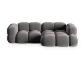 L formos minkštas kampas Micadoni Home Loretto, Grey