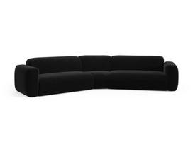 U formos minkštas kampas Micadoni Home Strino, Black