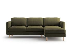 L formos minkštas kampas Micadoni Home Eden, Moss Green Melange
