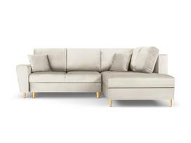 Minkštas kampas su miegojimo funkcija Micadoni Home Kyoto, Light Beige