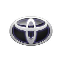 Automobilio variklio dangčio grotelės priekinės grotelės galinės bagažinės emblema ženklelis vairo logotipas toyota RAV4 proado Camry yaris AVALON CHR Vios REIZ 67X45mm juoda
