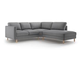 L formos minkštas kampas Micadoni Home Eden, Grey