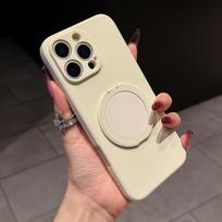 360° besisukantis stovas Laikiklis Skysto silikono dėklas iPhone 16 E 15 14 Plus 13 12 Mini 11 Pro Max žiedu Atlenkiama atrama Rankenos Laikiklio Dangtelis iPhone 11