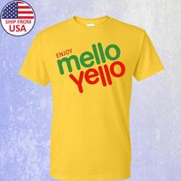 Mėgaukitės Mello Yello vyriškiais geltonais marškinėliais Dydis S-5XL Unisex marškinėliai M