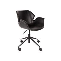 Juoda biuro kėdė Zuiver Office Chair Nikki