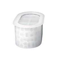 Deimantų Dervos Dėžutės Formelės su Dangteliais, 3D Stiklainio Silikoninė Formelė, Smulkmenų Laikymo Dėžutės Formelė Dervos Liejimui Namų Dekoras C2 white