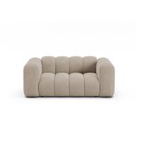 Smėlio spalvos sofa iš šenilinio audinio 170 cm Lupine – Micadoni