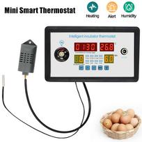 12V/220V Mini išmanusis termostatas Automatinė inkubatoriaus valdymo sistema Temperatūros ir drėgmės valdymas Ūkinėms vištoms, antims, žąsims