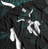 Ulquiorra Bleach T-Shirt Cifer Ichigo Kurosaki Manga Horror Anime Shirt All Size Unisex T-Shirt XXXXL