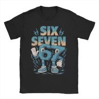 Bruh Steal a brainrot 67 Six Seven T Shirts Brainrot Meme Casual Tee Shirt Round Collar TShirt Pure Cotton Graphic Clothing S