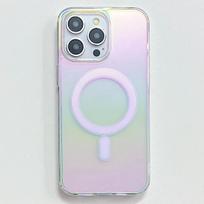 Prabangus gradientinis belaidžio įkrovimo Magsafe magnetinis dėklas iPhone 16 15 14 13 12 11 ProMax mini XS XR 7 8 Plus, spalvą keičiantis dangtelis For iPhone 13 mini