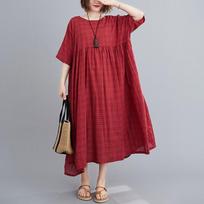 Didelio dydžio juoda ilga suknelė moterims, laisva, kasdieniška, iš medvilnės ir lino, vintažinė, vasarinės suknelės One Size juoda
