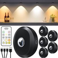 WILLED įkraunamos USB LED lemputės su nuotolinio valdymo pultu, 6vnt.