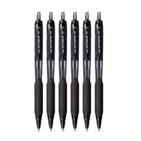 UNI-BALL Jetstream SXN101 0.7mm Roller Ball Pen Black Ink Pack of 6 for Office, School & Home Writing