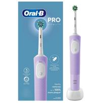 Oral-B Vitality Pro elektrinis dantų šepetėlis + šepetėlio galvutė – violetinė