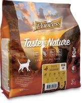 Sausas ėdalas suaugusioms katėms be grūdų PRINCESS T’O’Nature, antis/saldžioji bulvė, 2kg