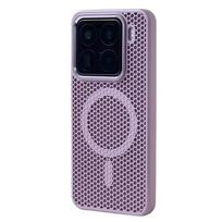For Xiaomi Mi 15 Ultra 15pro Mi 14 Magnetic Alloy Lens Wireless Charging Cover Hollow Honeycomb Mesh Cooling Magsafe Phone Case For Xiaomi 15
